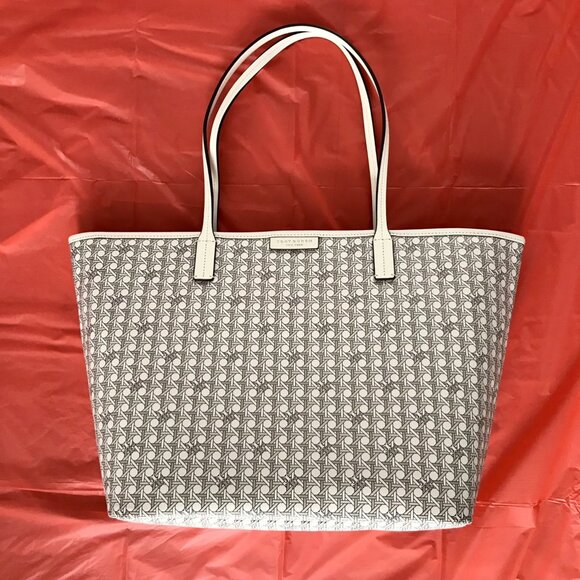 Tory Burch Ivory Ever-Ready Zip Tote - Picture 1 of 10